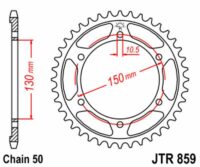 CREMALHEIRA JTR859-48D  YA FZS600