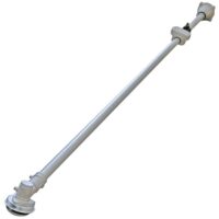 TUBO VARAO ROÇADOR KROP Ø28 9 ESTRIAS COMPLETO