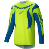 CAMISOLA ALPINESTARS FLUID HALL AMARELO/AZUL
