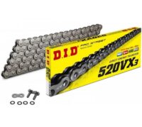 CORRENTE MOTO DID 520VX3 X-RING 106 ELOS PRETO