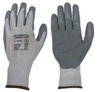 LUVAS TRABALHO NITRILO FINAS CINZA/BR 4010G Nº9