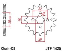 PINHAO JTF1425-14D