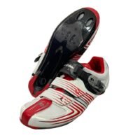 SAPATOS CICLISMO ESTRADA PEARL IZUMI RACE RD II BRANCO/VERMELHO