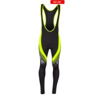 CALÇAS CICLISMO FORCE F58 PRETO/AMARELO FLUO