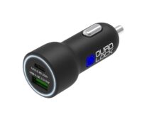 CARREGADOR ISQUEIRO QUAD LOCK DUPLO USB (C+A) 48W