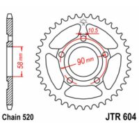 CREMALHEIRA JTR604-40D HONDA CRM125