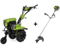 MOTOENXADA TRANSMISSAO DIRETA 7CV + ROÇADOR 43CC EKO VITO