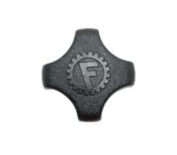 PORCA MALA FAMEL PLASTICO PRETO COM SIMBOLO