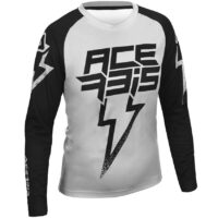 CAMISOLA ACERBIS J-KID BLIZZARD CINZA/PRETO