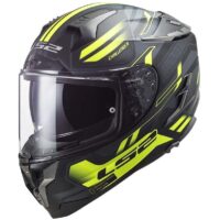 CAPACETE LS2 FF327 CHALLENGER SPIN PRETO/AMARELO MATE