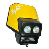 CARENAGEM DE FAROL HALOGENIO DUPLO HP S-RM BRANCO