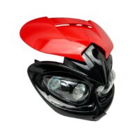 CARENAGEM DE FAROL DUPLO T/ACERBIS MAX VERMELHO
