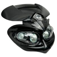 CARENAGEM DE FAROL C/4 LAMP. MAX PRETO