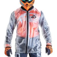 CASACO IMPERMEAVEL ACERBIS PRO RAIN 3.0 TRANSPARENTE