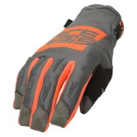 LUVAS ACERBIS MX WP HOMOLOGATED LARANJA/CINZA