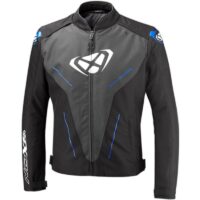 BLUSAO MOTO IXON PRODIGY PRETO/ANTRACITE/AZUL