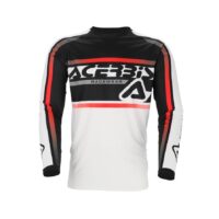 CAMISOLA ACERBIS MX LINEAR LUGO BRANCO/PRETO