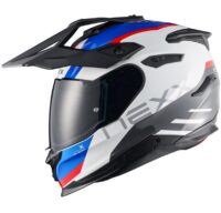 CAPACETE NEXX Y.TRAVL QUEST BRANCO/AZUL/VERMELHO