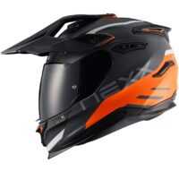 CAPACETE NEXX Y.TRAVL QUEST PRETO/LARANJA MATE