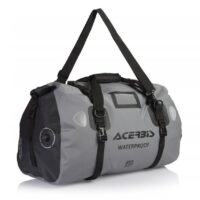 SACO IMPERMEAVEL ACERBIS X-WATER 40L HORIZONTAL PRETO/CINZA