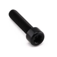 PARAFUSO ALUMINIO M8X1.25X35MM PRETO PRO-BOLT