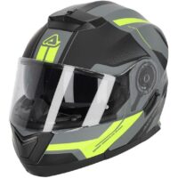 CAPACETE MODULAR ACERBIS SEREL 22.06 PRETO/AMARELO FLUO