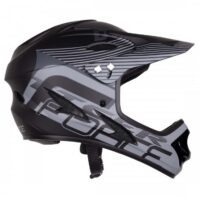 CAPACETE DOWNHILL FORCE TIGER PRETO/CINZA