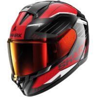 CAPACETE SHARK RIDILL 2 BERSEK PRETO/VERMELHO/ANTRACITE