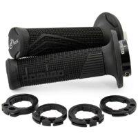 PUNHOS MOTO 2T LOCK-ON DOMINO D100 D10046C4000A9-0 PRETO