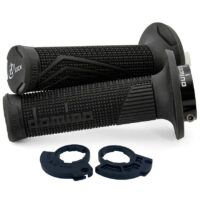 PUNHOS MOTO 2T LOCK-ON DOMINO D100 D10046C4000H7-0 PRETO