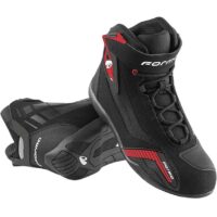 BOTAS FORMA GENESIS PRETO/VERMELHO