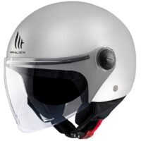 CAPACETE JET MT STREET S SOLID ECE22.05 BRANCO