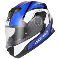 CAPACETE MODULAR ACERBIS SEREL 22.06 AZUL/BRANCO