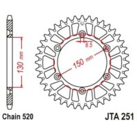 CREMALHEIRA JTA251-48D YA YZ/WR