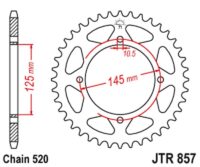 CREMALHEIRA JTR857-47D YA XV125