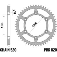 CREMALHEIRA PBR C45 820-38D