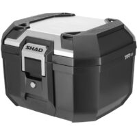MALA TOP CASE SHAD TERRA TR41 PRETO/ALUMINIO C/ REDE