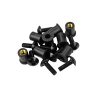 PARAFUSOS PARABRISAS M5X15 PRETO TNT (8PCS)