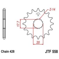 PINHAO JTF558-17D (YA DT125R)