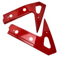 TAMPAS LATERAIS RADIADOR CASAL RZ50 VERMELHO