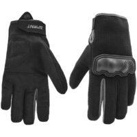 LUVAS MOTO SPRINT SP09 C/PROTEÇÃO PRETO/CINZA