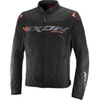 BLUSAO MOTO IXON IONIX PRETO/ANTRACITE/LARANJA