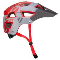 CAPACETE SEVENIDP M5 CINZA/VERMELHO S/M