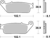 PASTILHAS TRAVAO BREMBO 07HO30LA SINTERIZADAS METAL
