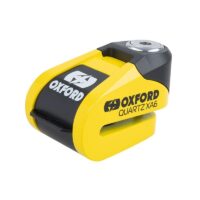 CADEADO DISCO C/ ALARME OXFORD MICRO XA6 AMARELO/PRETO
