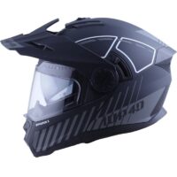 CAPACETE MODULAR 1UP4D SPHINX PRETO/BRANCO MATE