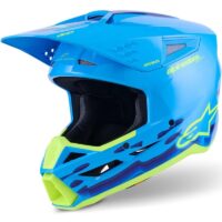 CAPACETE ALPINESTARS SM3 RADIUM ECE06 AZUL CIANO