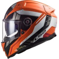 CAPACETE LS2 FF811 VECTOR II METRIC LARANJA/PRETO