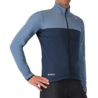 CASACO CICLISMO CASTELLI ESTREMO AZUL/AZUL CLARO