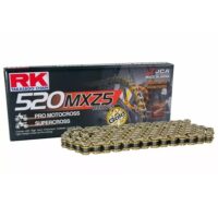 CORRENTE MOTO RK GB520MXZ5 114E DOURADO/PRETO